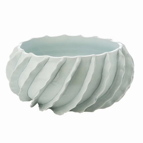Aqua Noonday Tide Bowl - 17"Dianordic style desktop ornaments
