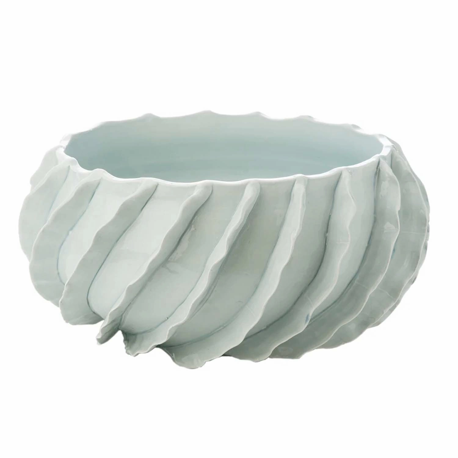 Aqua Noonday Tide Bowl - 17"Dianordic style desktop ornaments