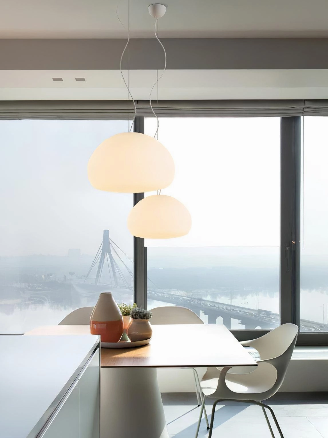 Aqua Sphere Pendant Light