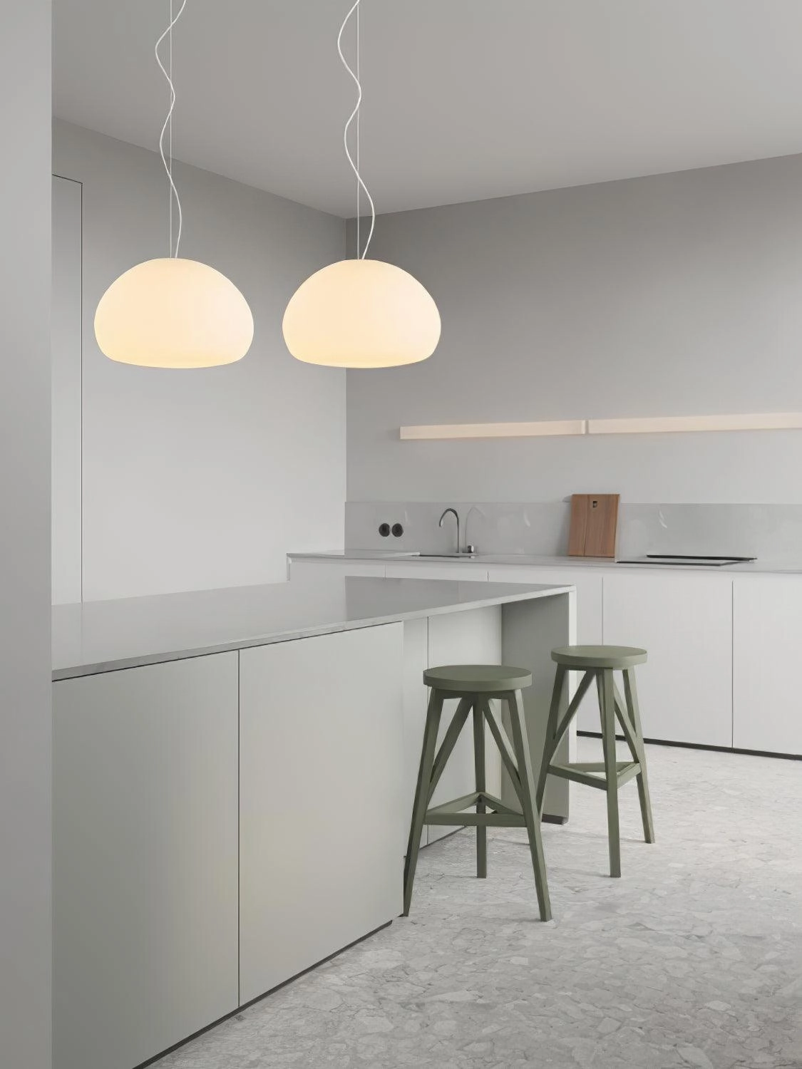 Aqua Sphere Pendant Light