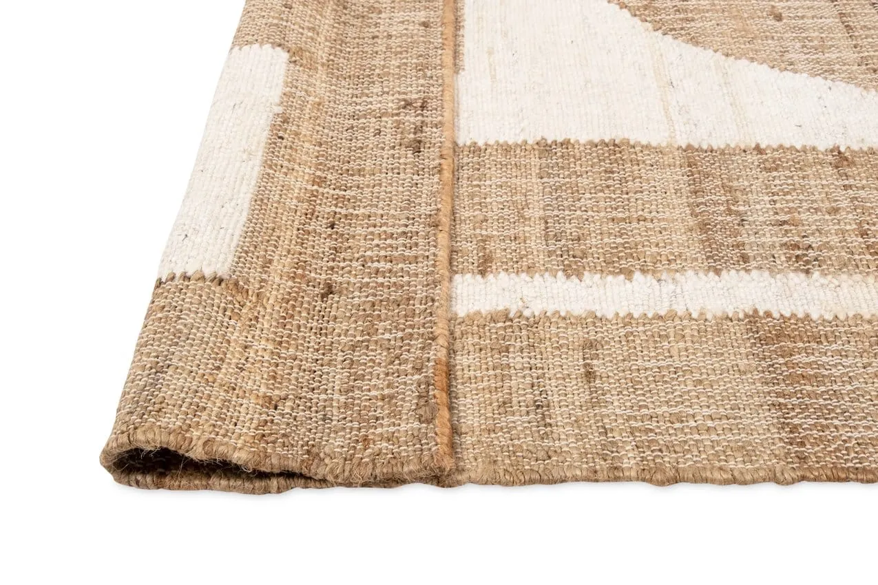 Aranda Brown and Cream Rug *NO RETURNS UNLESS FAULTY