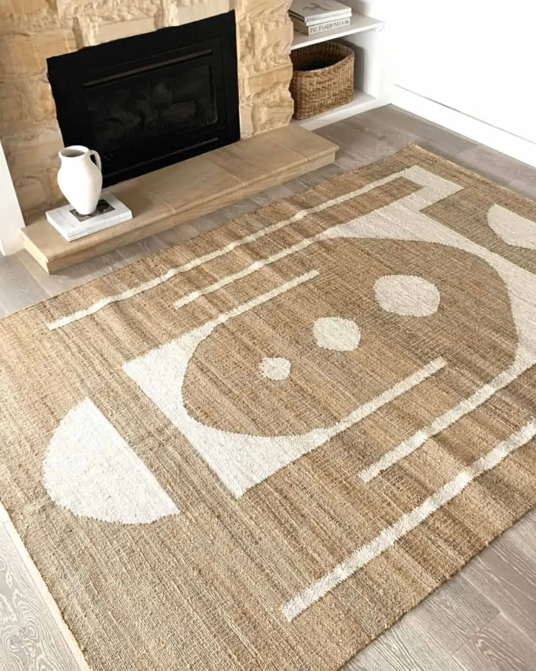 Aranda Brown and Cream Rug *NO RETURNS UNLESS FAULTY