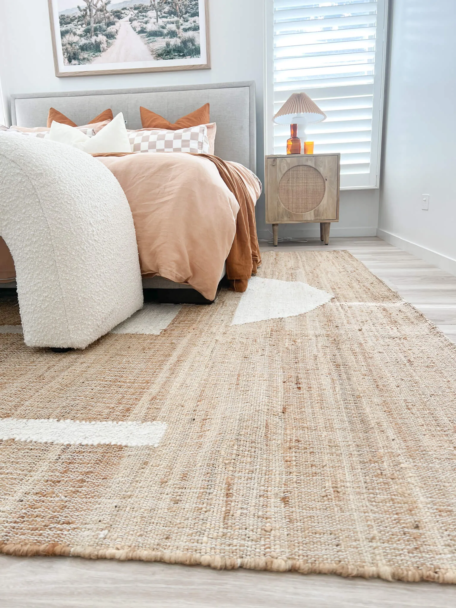 Aranda Brown and Cream Rug *NO RETURNS UNLESS FAULTY