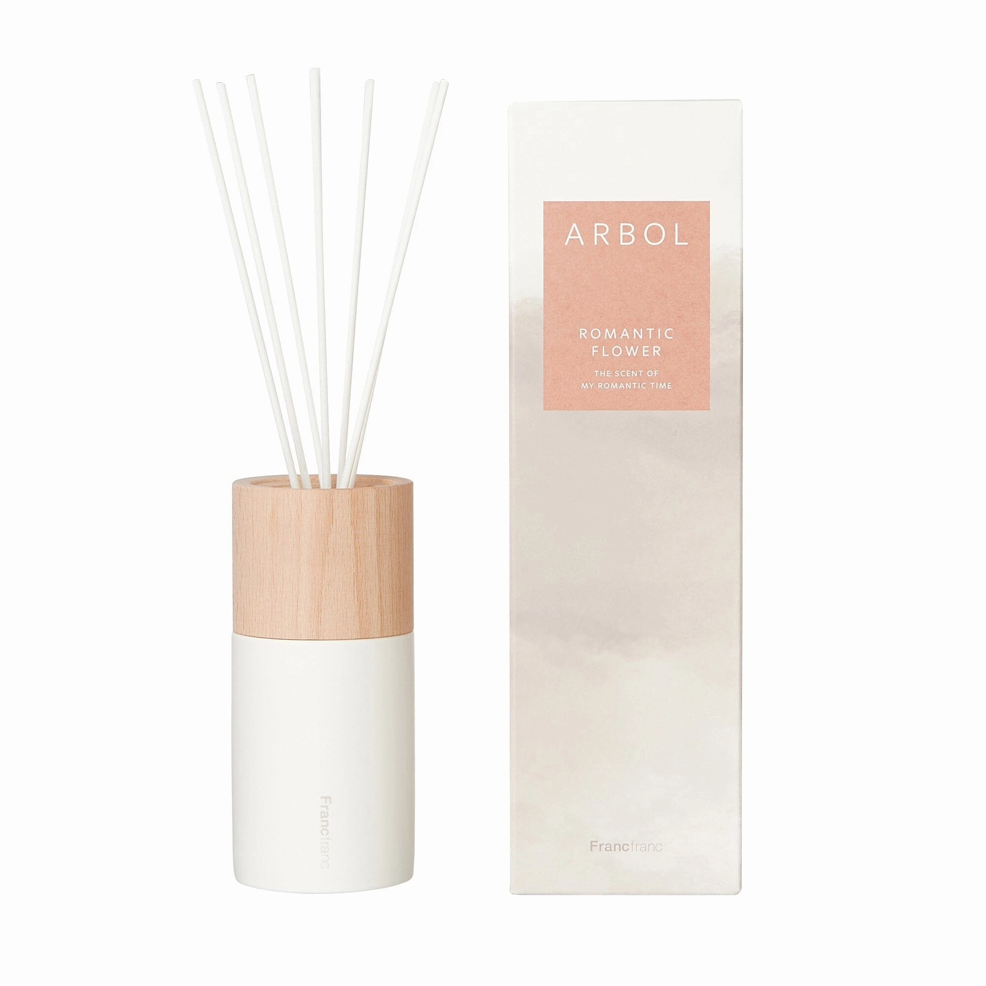 Arbol Room Fragrance White (Romantic Flower)decorative vase ,Modern Ceramic Vase for Home Decoration 