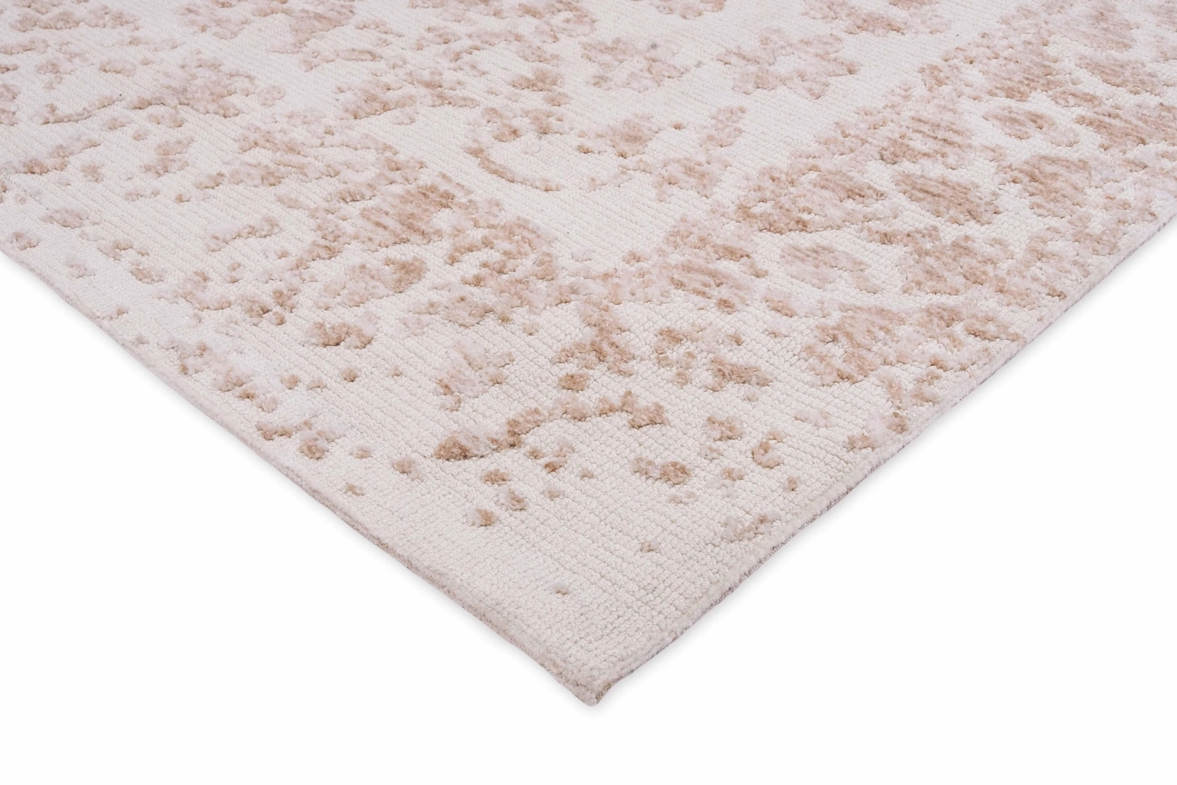 Aria Pink and Ivory Floral Transitional Rug