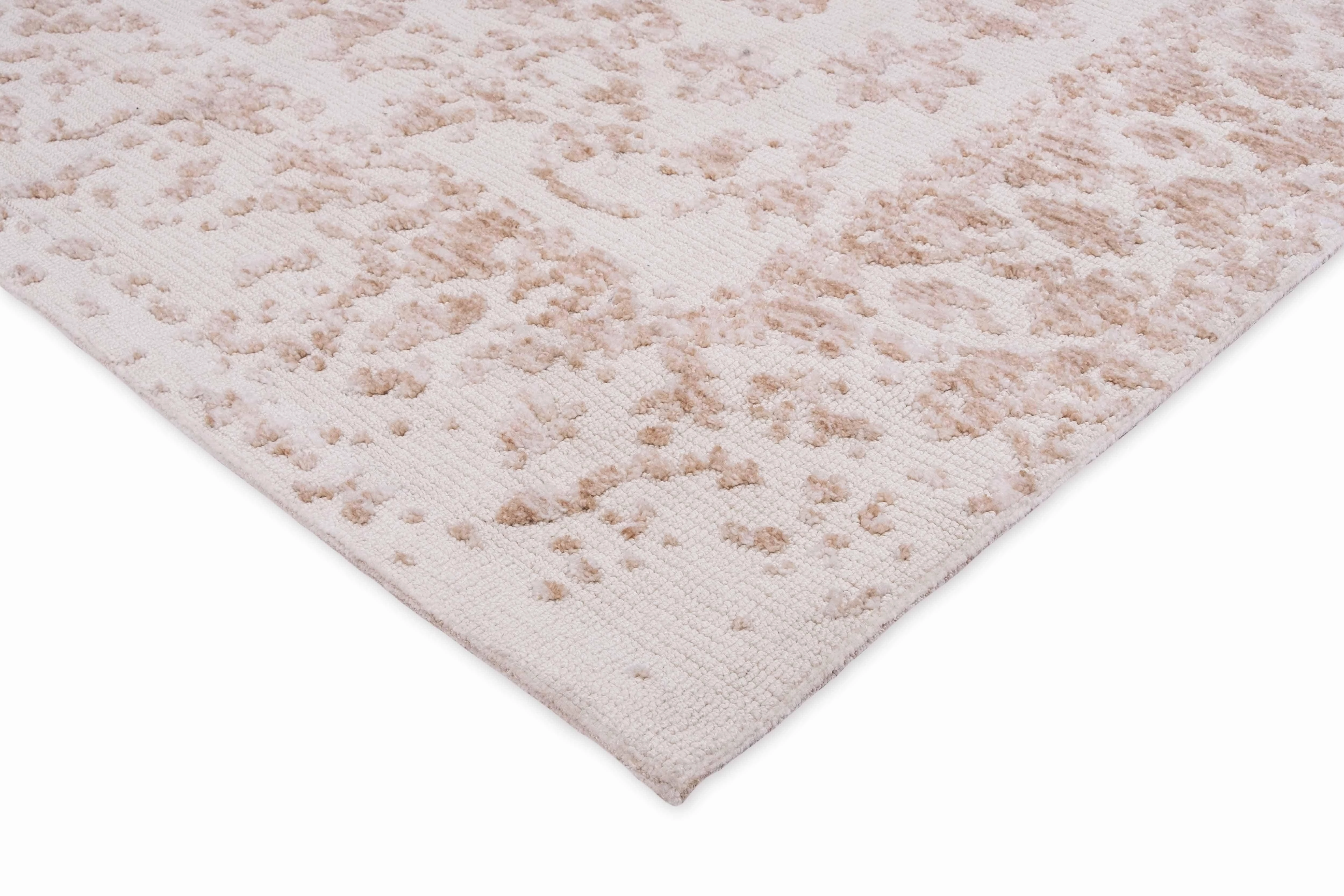 Aria Pink and Ivory Floral Transitional Rug