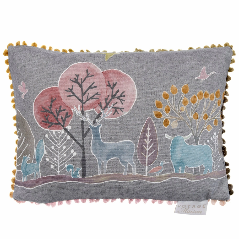Ariundle Small Printed Cushion Granite