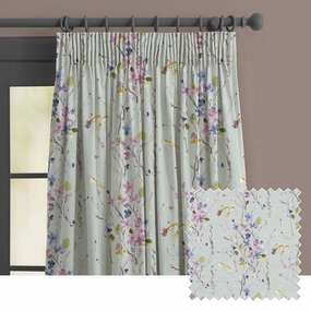 Armathwaite Linen Printed Made to Measure Curtains Duck Egghome decor ,wall decor 