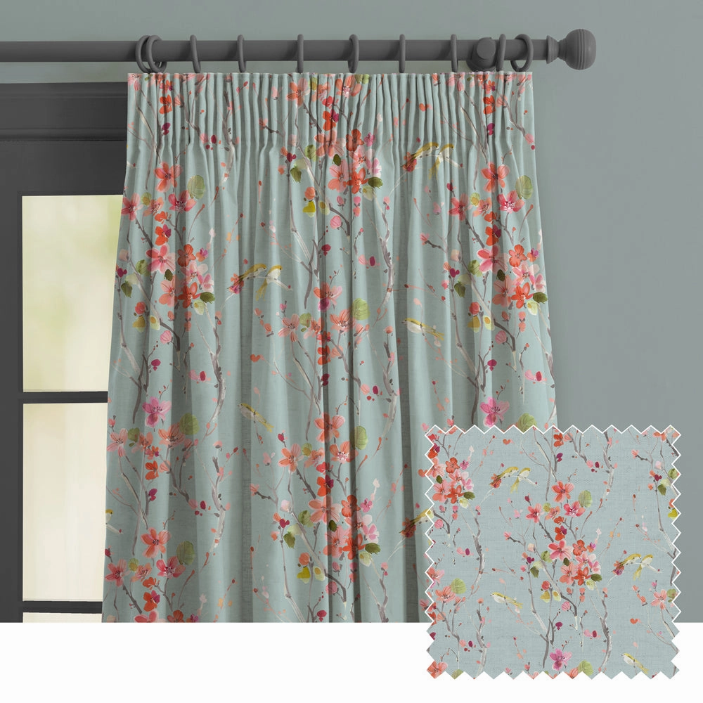 Armathwaite Linen Printed Made to Measure Curtains Russettbedding sets ,throw blankets 