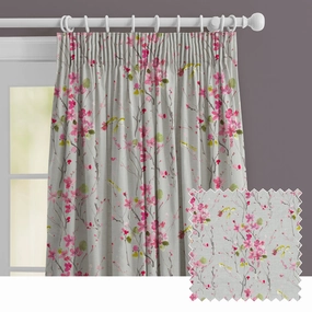 Armathwaite Linen Printed Made to Measure Curtains Silverhome decor ,wall decor 