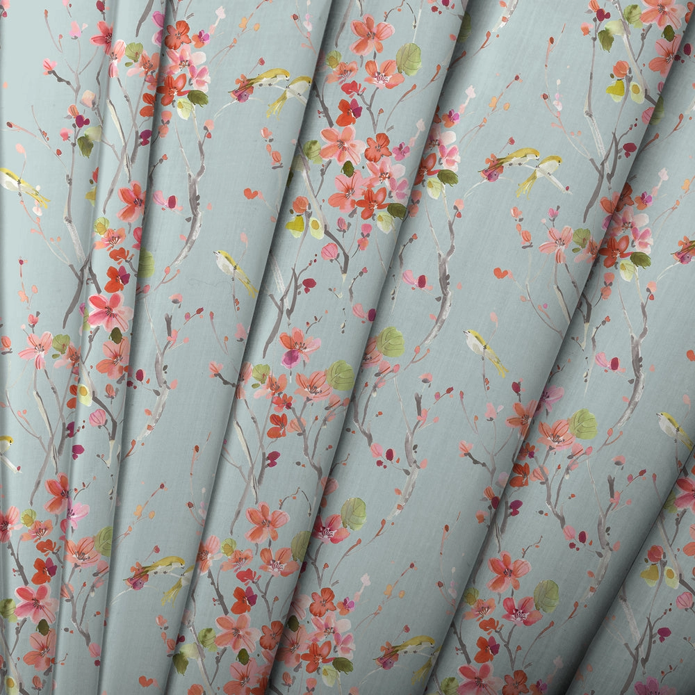 Armathwaite Printed Cotton Made to Measure Roman Blinds Russett