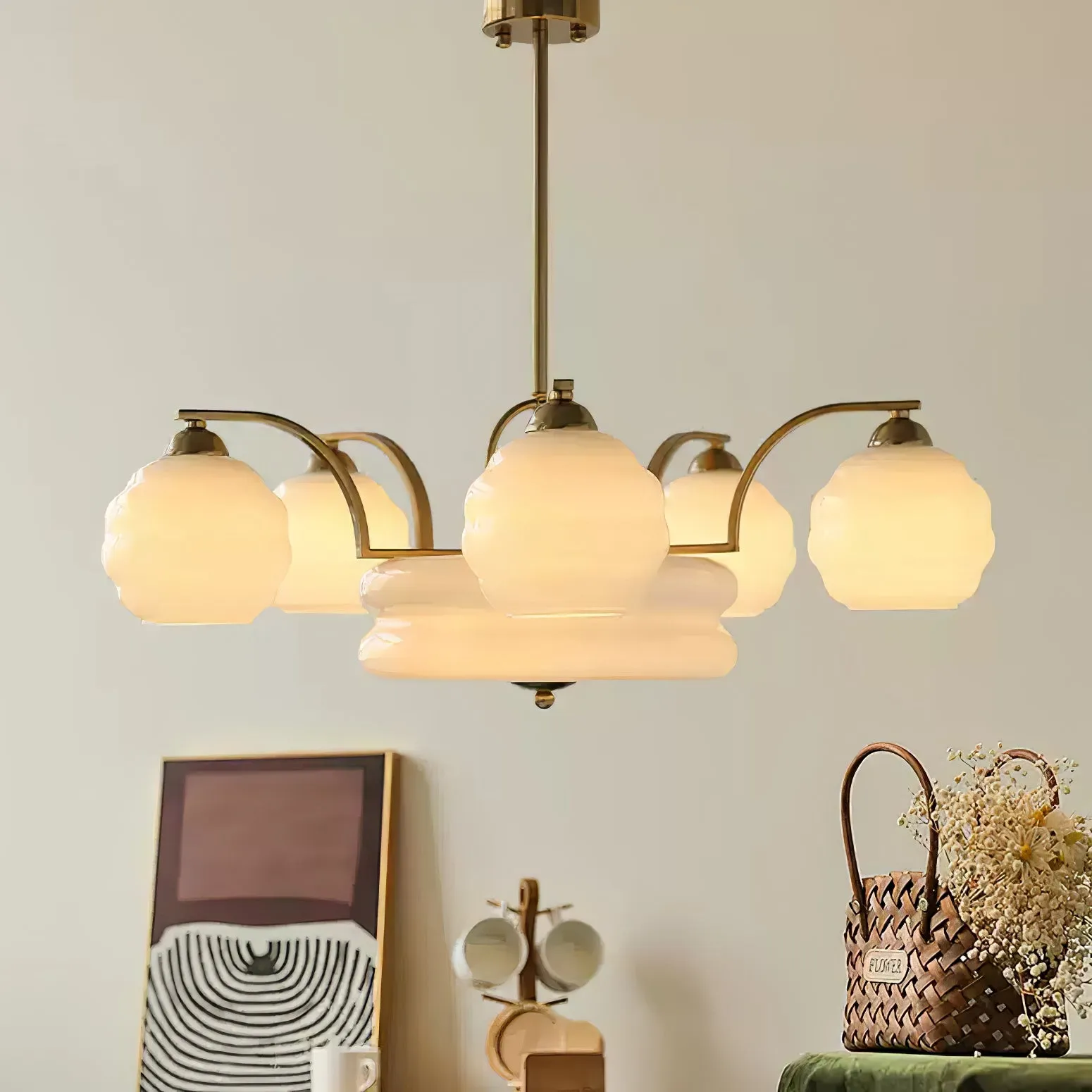 Art Deco Vintage Chandelier