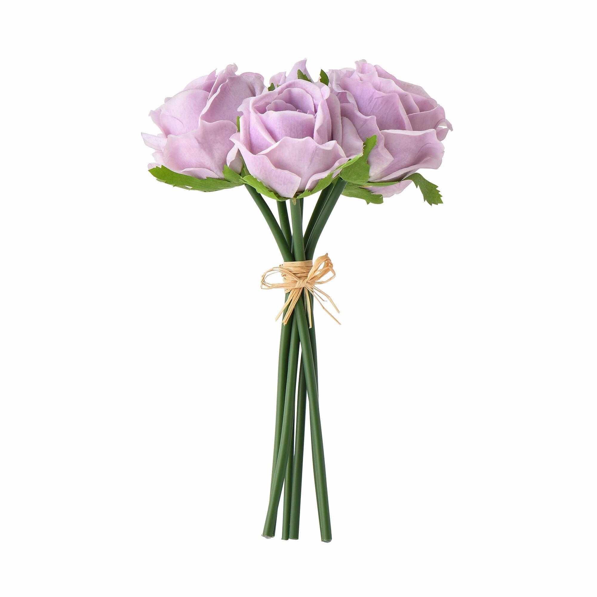 Artflower Bouquet Real Touch Rose  Purplehome decor ,wall decor 