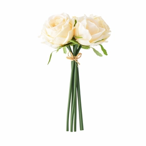 Artflower Bouquet Real Touch Rose  Whitehome decor ,wall decor 