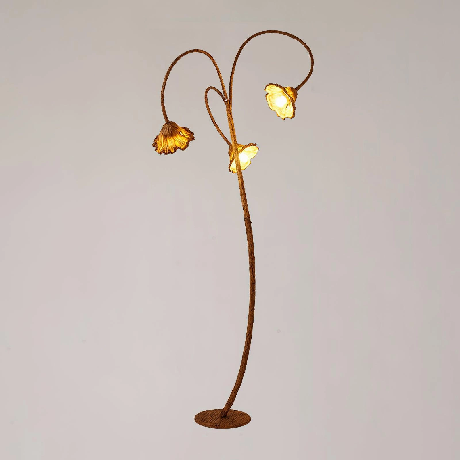 Artistic Lotus Leaf Floor Lamp