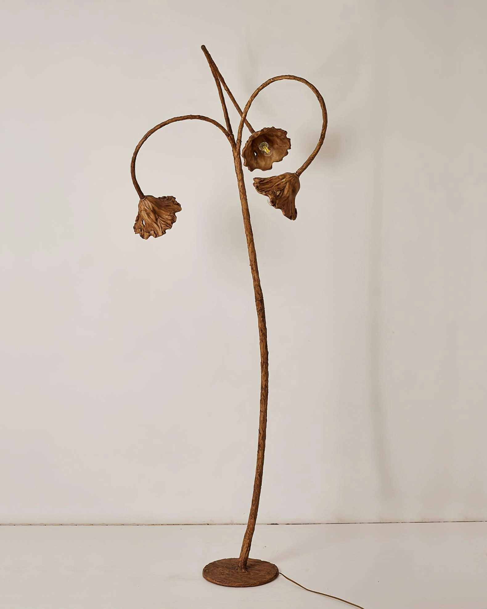 Artistic Lotus Leaf Floor Lamp
