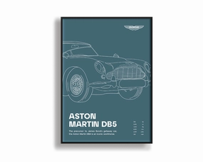 Aston Martin 02 Bluemodern abstract painting decor