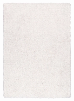 Athena Ivory Handmade Shag Rugmodern color block patchwork rug