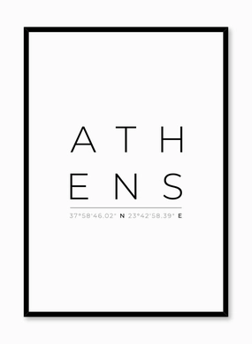 Athens Coordinates, Posterpop culture themed posters