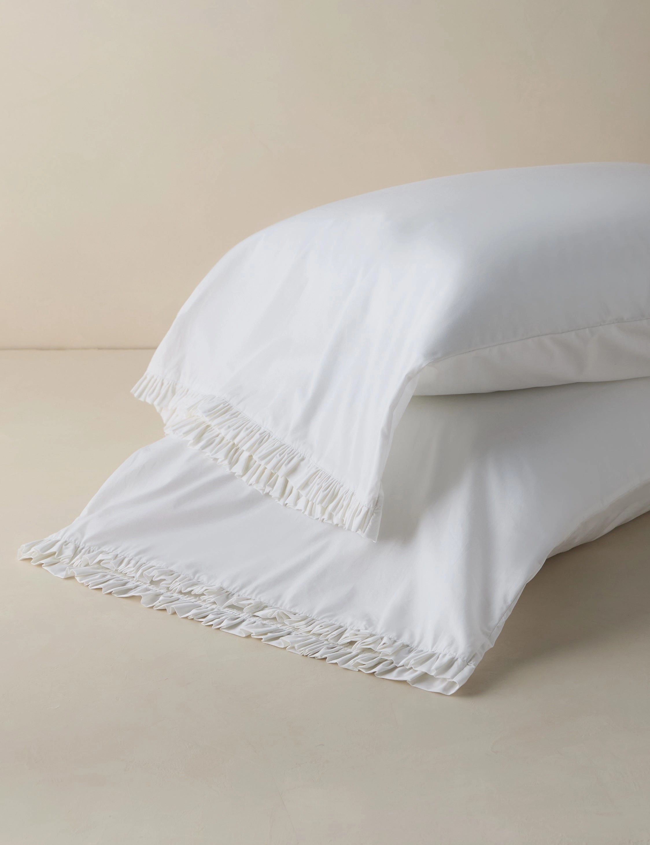 Audrey Ruffle Cotton Percale Sheet Set by Pom Pom at Home