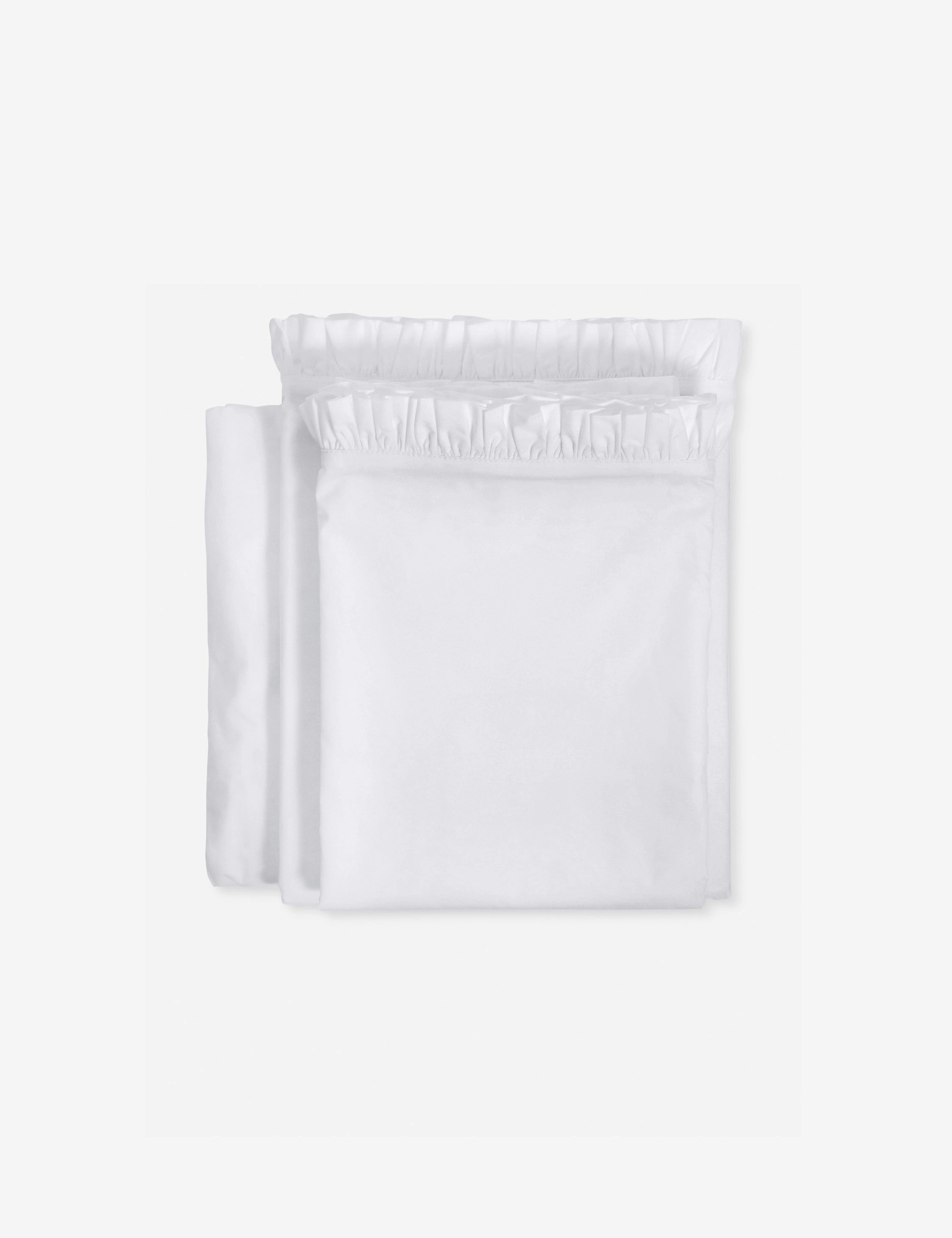 Audrey Ruffle Cotton Percale Sheet Set by Pom Pom at Home