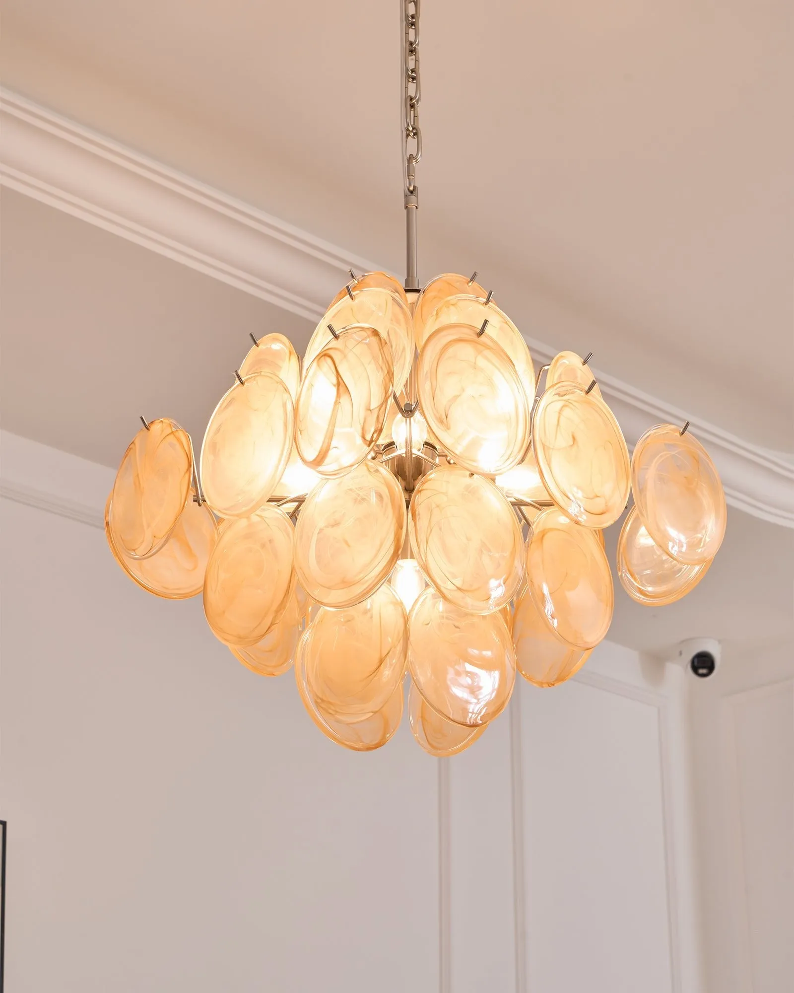 Aurelia Apricot Murano Glass Chandelier