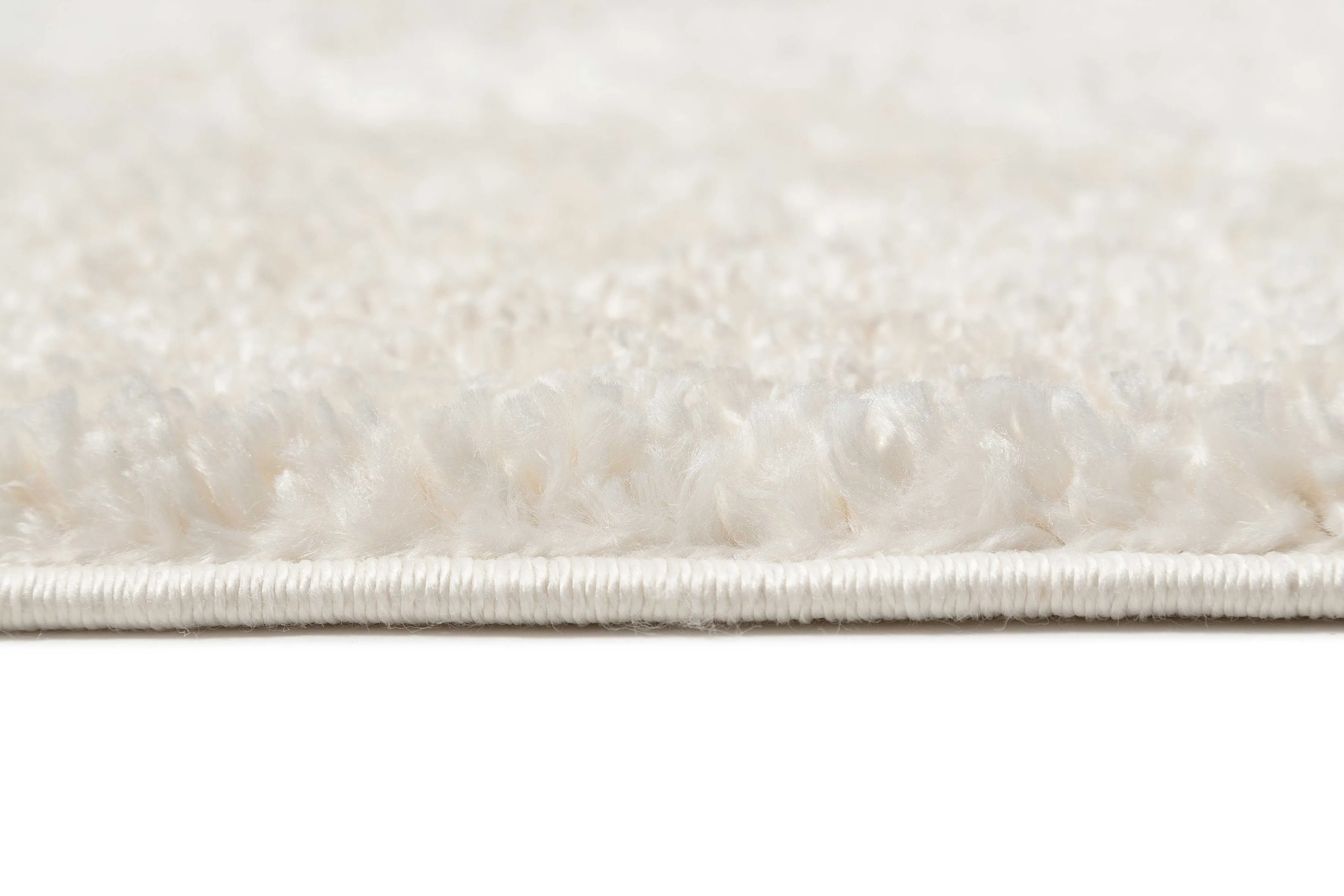 Aurora Ivory Cream Abstract Textured Rug