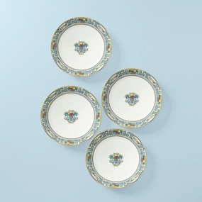 Autumn White Accent Plates - Set of 4modern kitchen decor ,kitchen dinner set ,dinnerware 