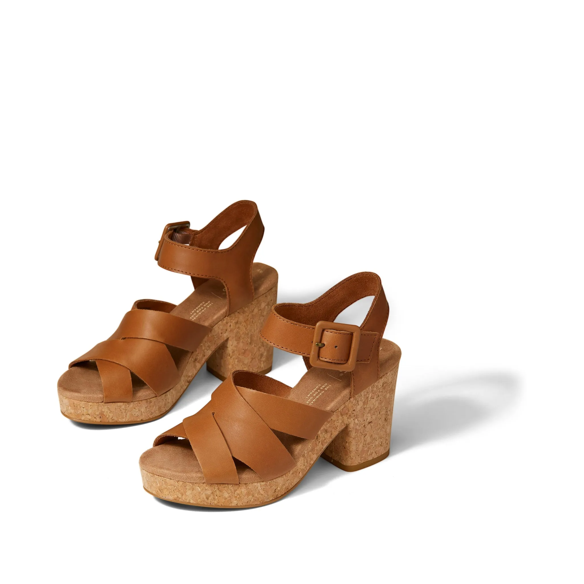 Ava Tan Leather Sandal