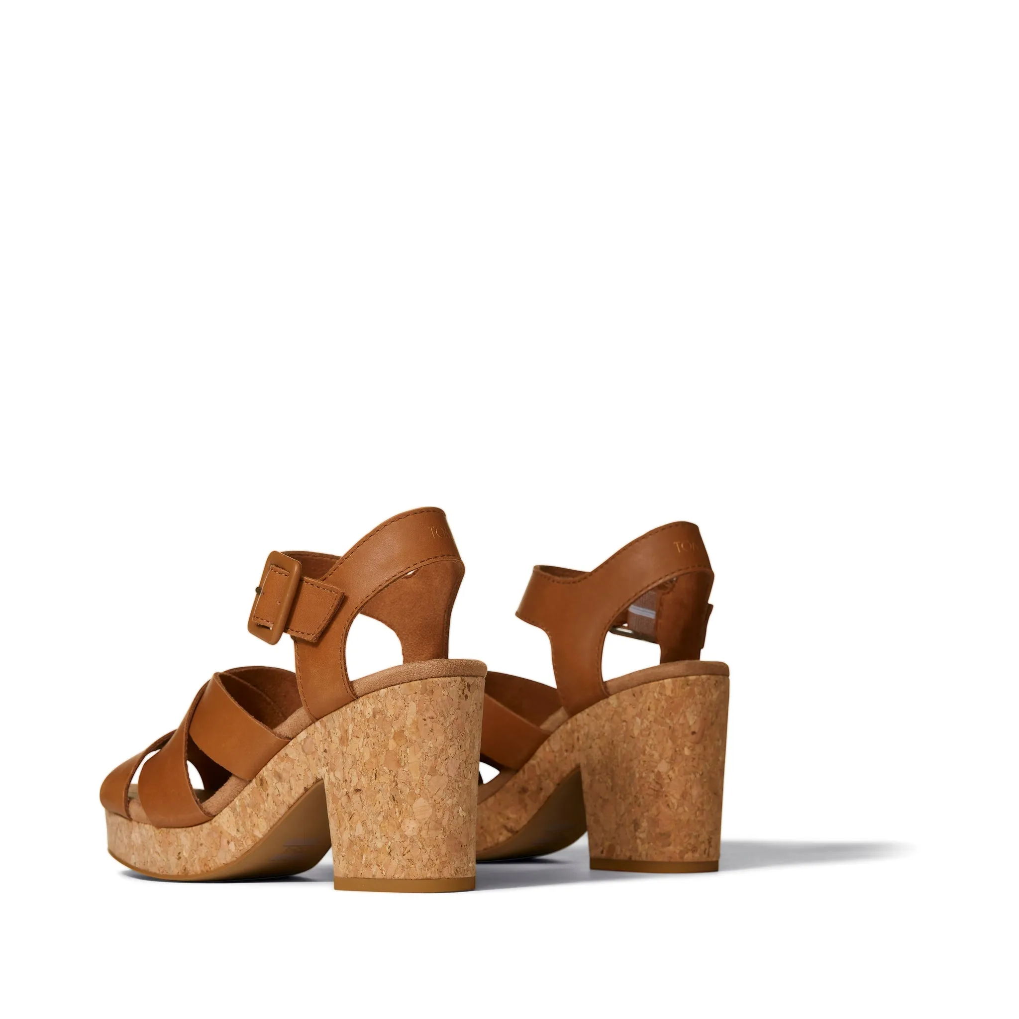 Ava Tan Leather Sandal