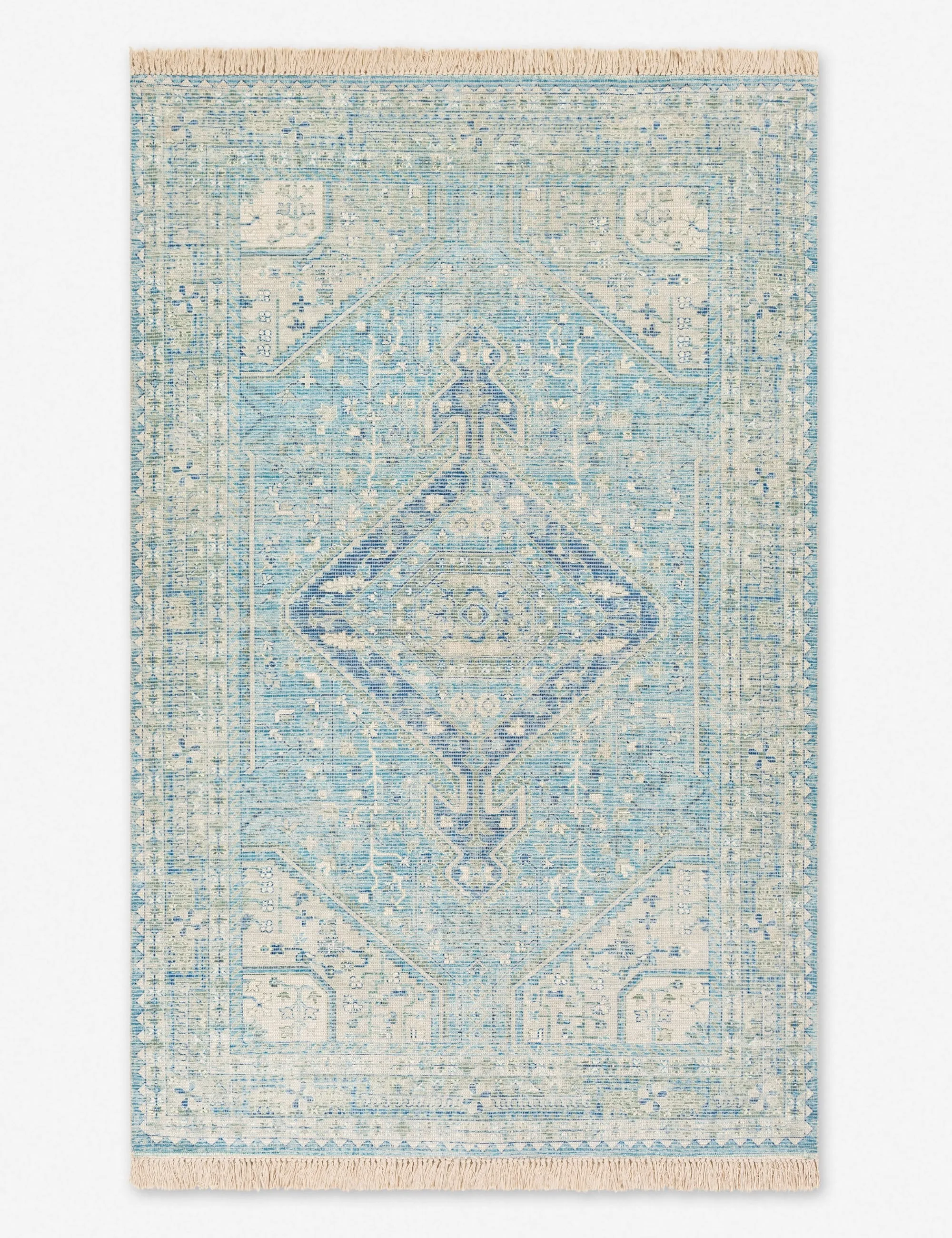 Avelyn Handwoven Rugmodern color block patchwork rug