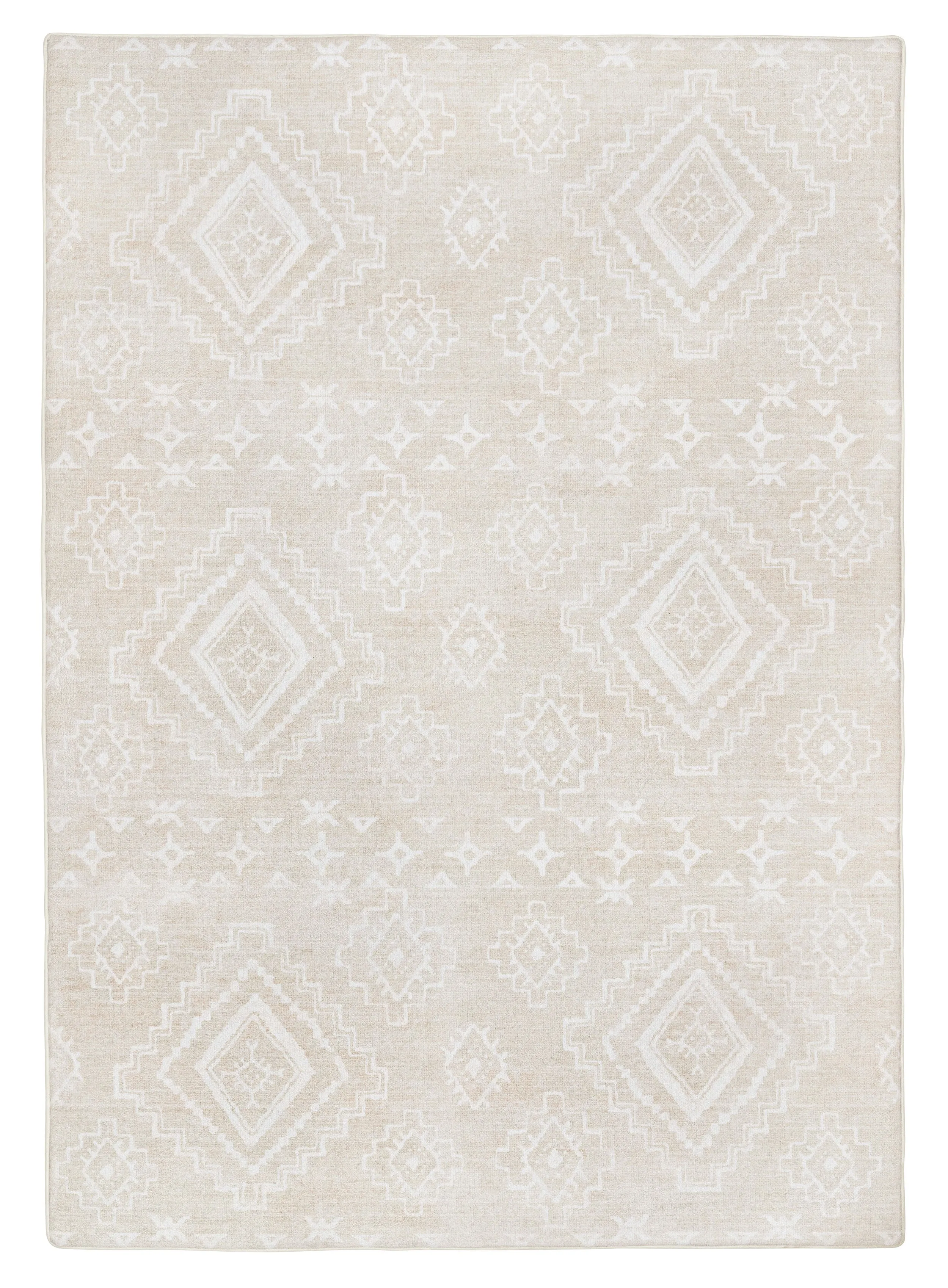 Ayah Neutral Plush Rollie Pollie Playmatmodern color block patchwork rug