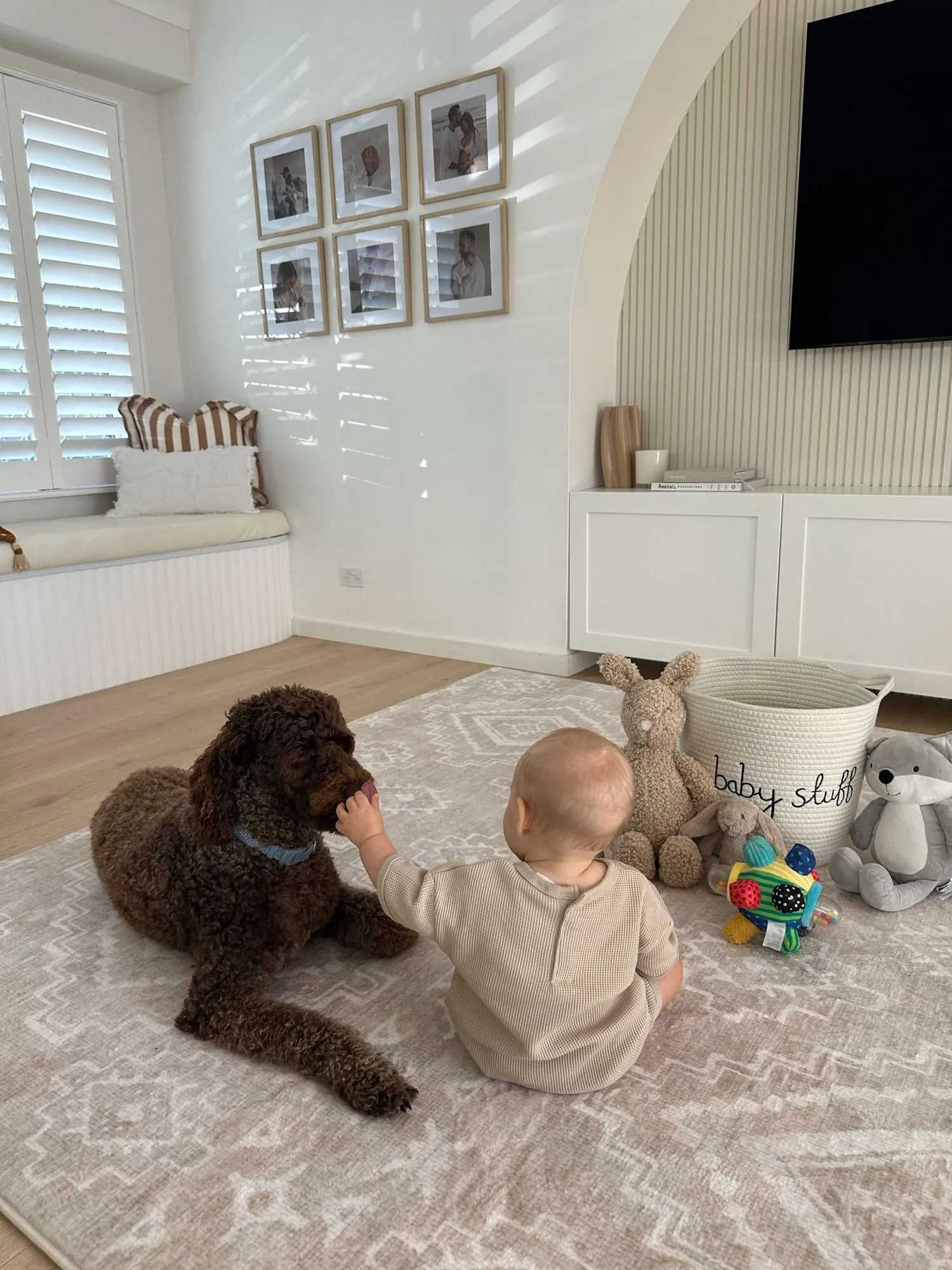 Ayah Neutral Plush Rollie Pollie Playmat