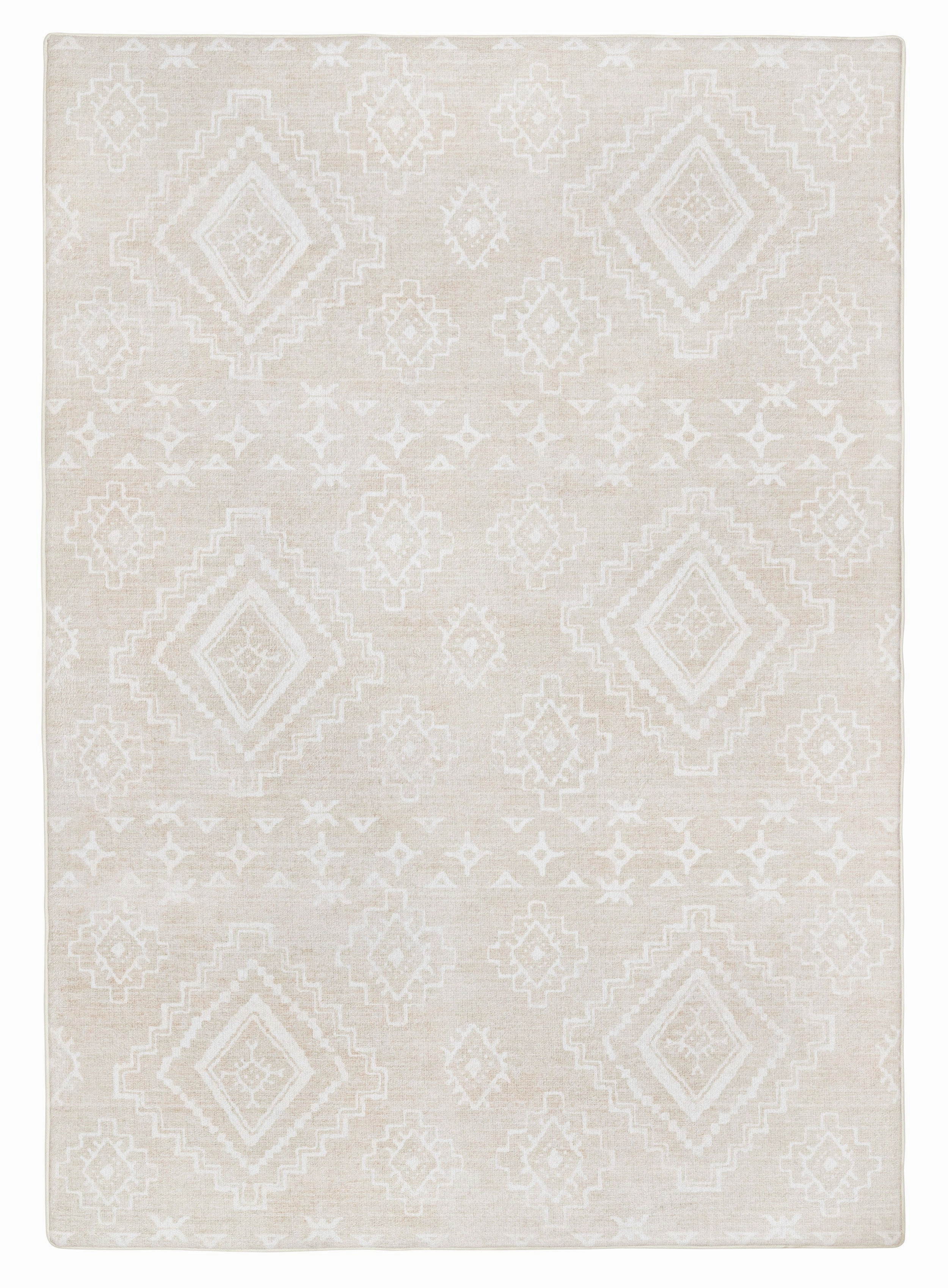 Ayah Neutral Plush Rollie Pollie Playmatmodern color block patchwork rug