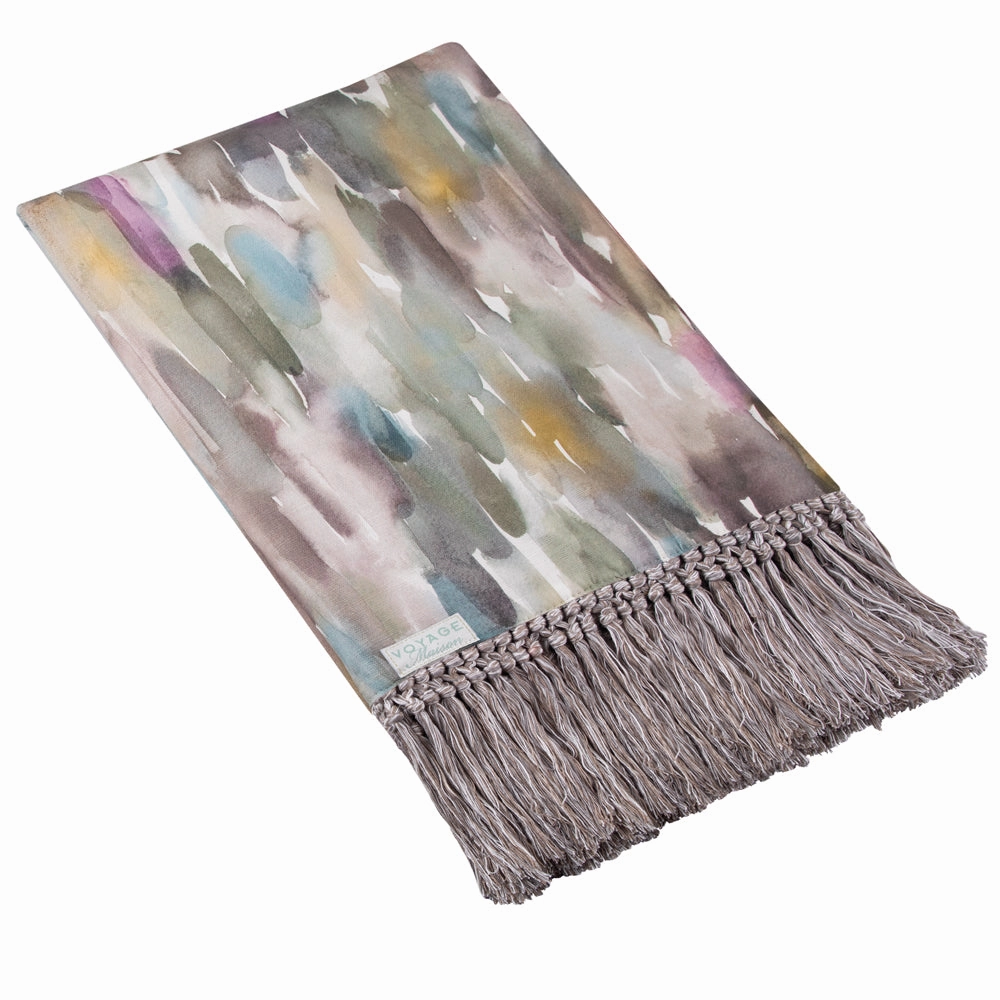 Azima Abstract Printed Throw Ironstone