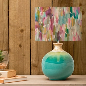 Azima Eva & Neso Complete Table Lamp Aqua/Lotusmodern home decor ,home decor for bedroom 