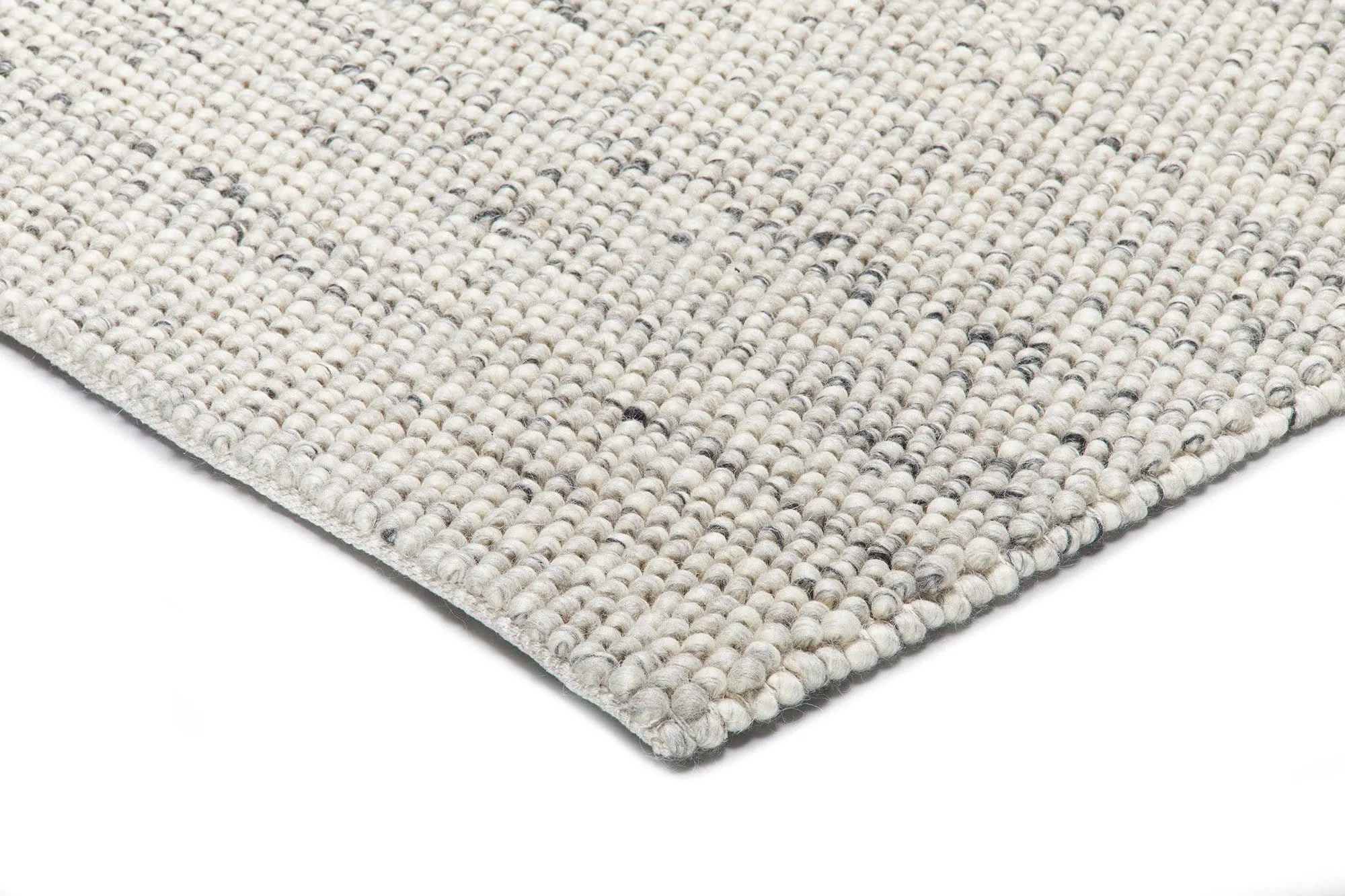 Azizah Marble Grey Looped Wool Rug *NO RETURNS UNLESS FAULTY