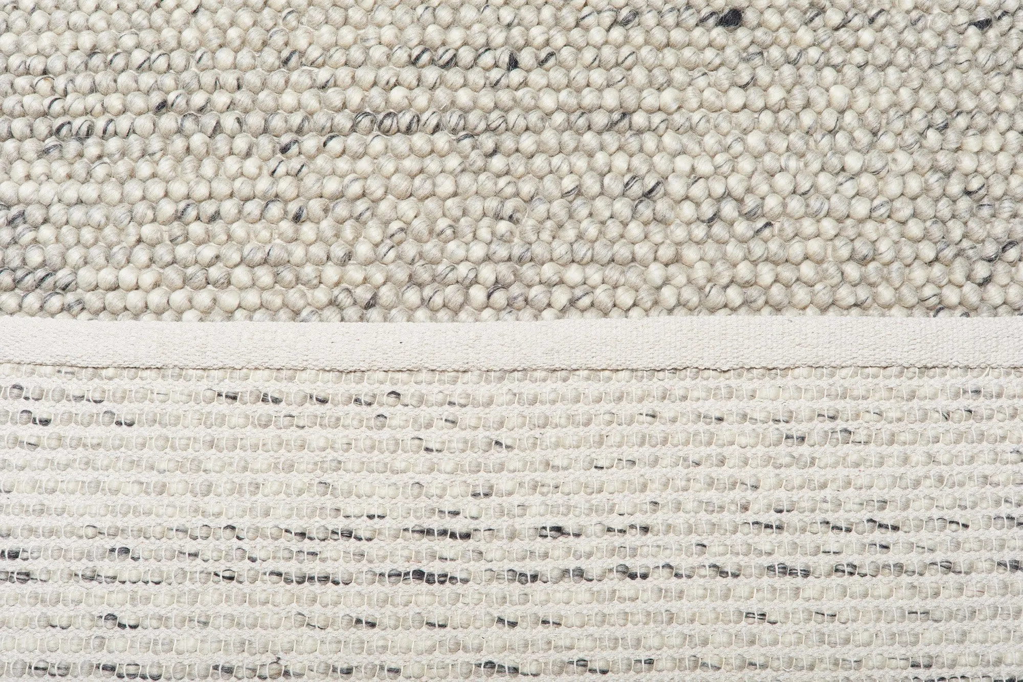 Azizah Marble Grey Looped Wool Rug *NO RETURNS UNLESS FAULTY