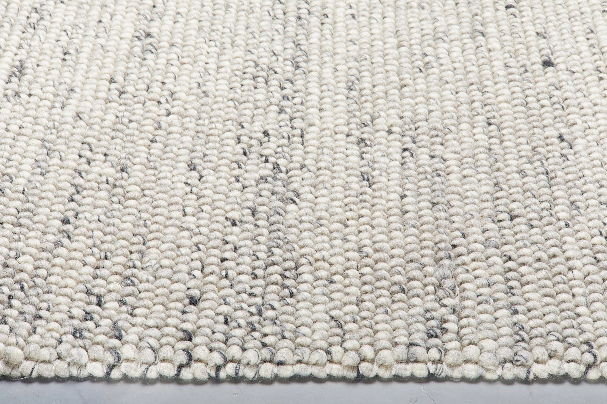 Azizah Marble Grey Looped Wool Rug *NO RETURNS UNLESS FAULTY