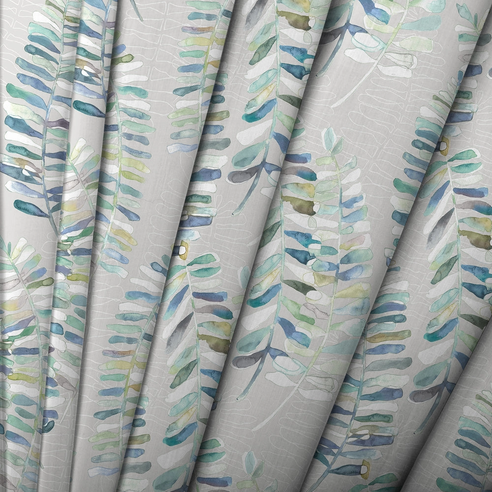 Azolla Printed Cotton Made to Measure Roman Blinds Capri