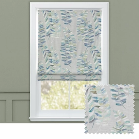 Azolla Printed Cotton Made to Measure Roman Blinds Capribedding sets ,throw blankets 