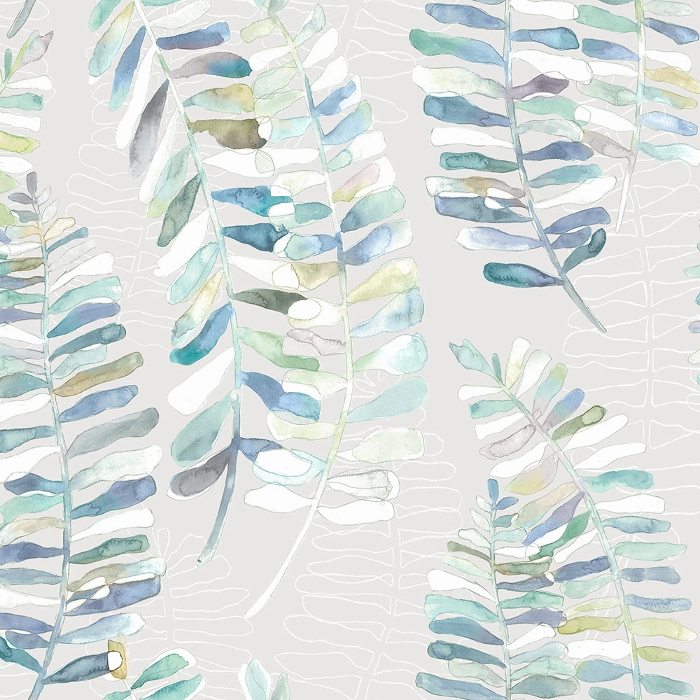 Azolla Printed Cotton Made to Measure Roman Blinds Capri