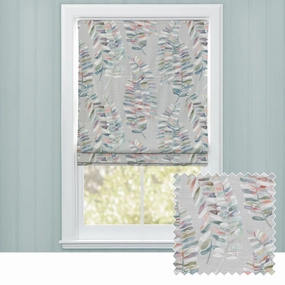 Azolla Printed Cotton Made to Measure Roman Blinds Cinnamonhome decor ,wall decor 