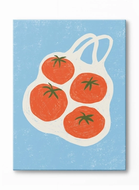 Bagful of Tomatoes, Canvasindoor decorative canvas print