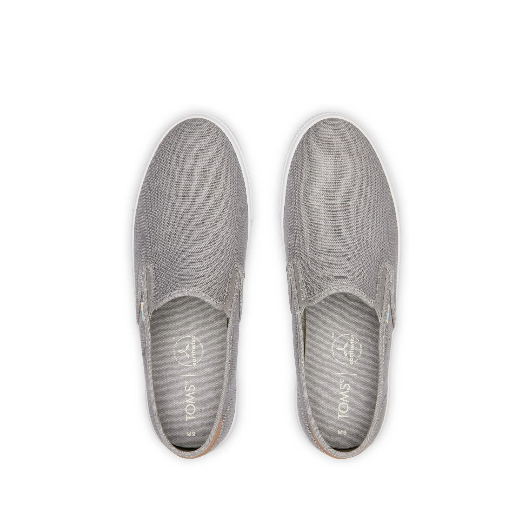 Baja Grey Heritage Canvas Slip On Sneaker