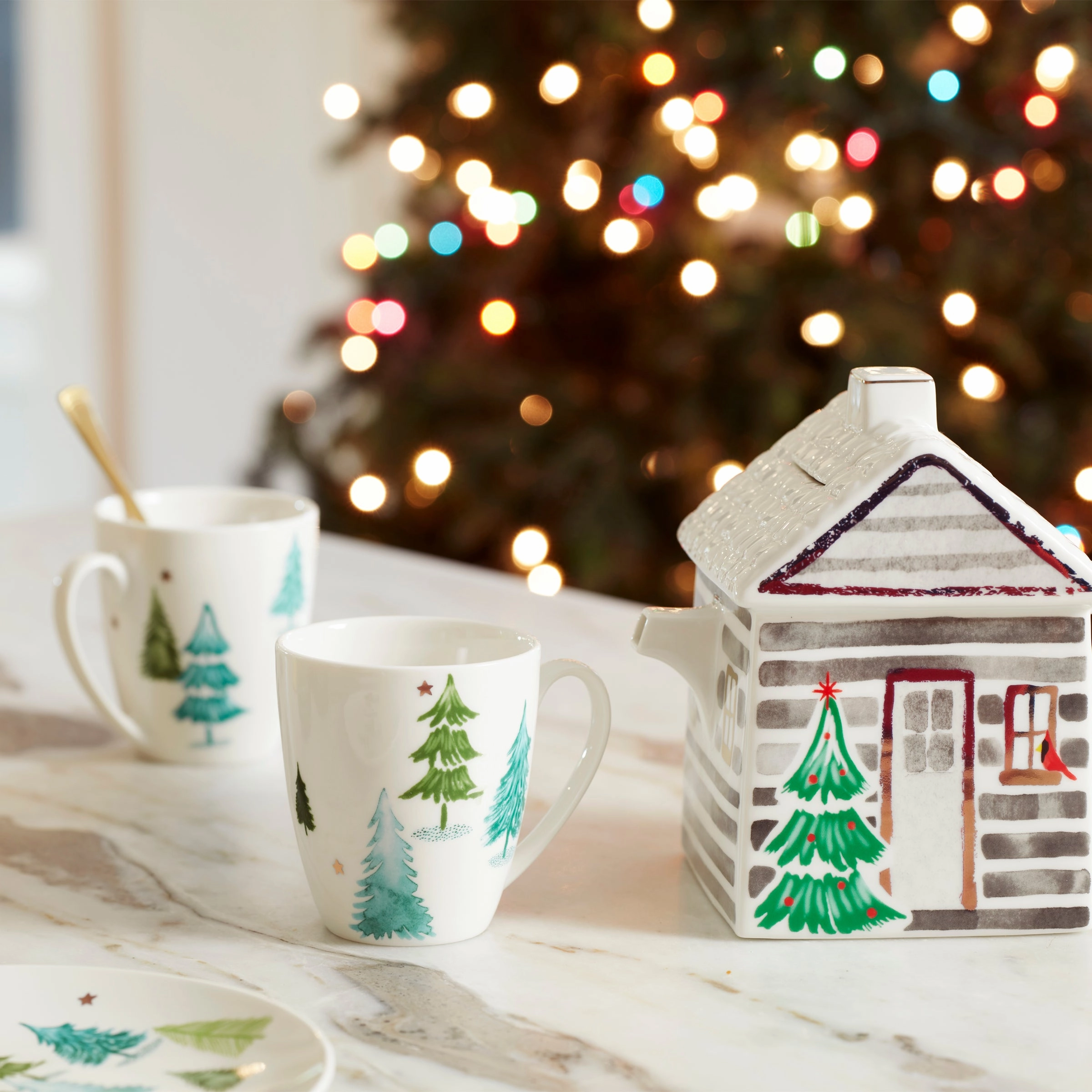 Balsam Lane Mugs - Set of 4
