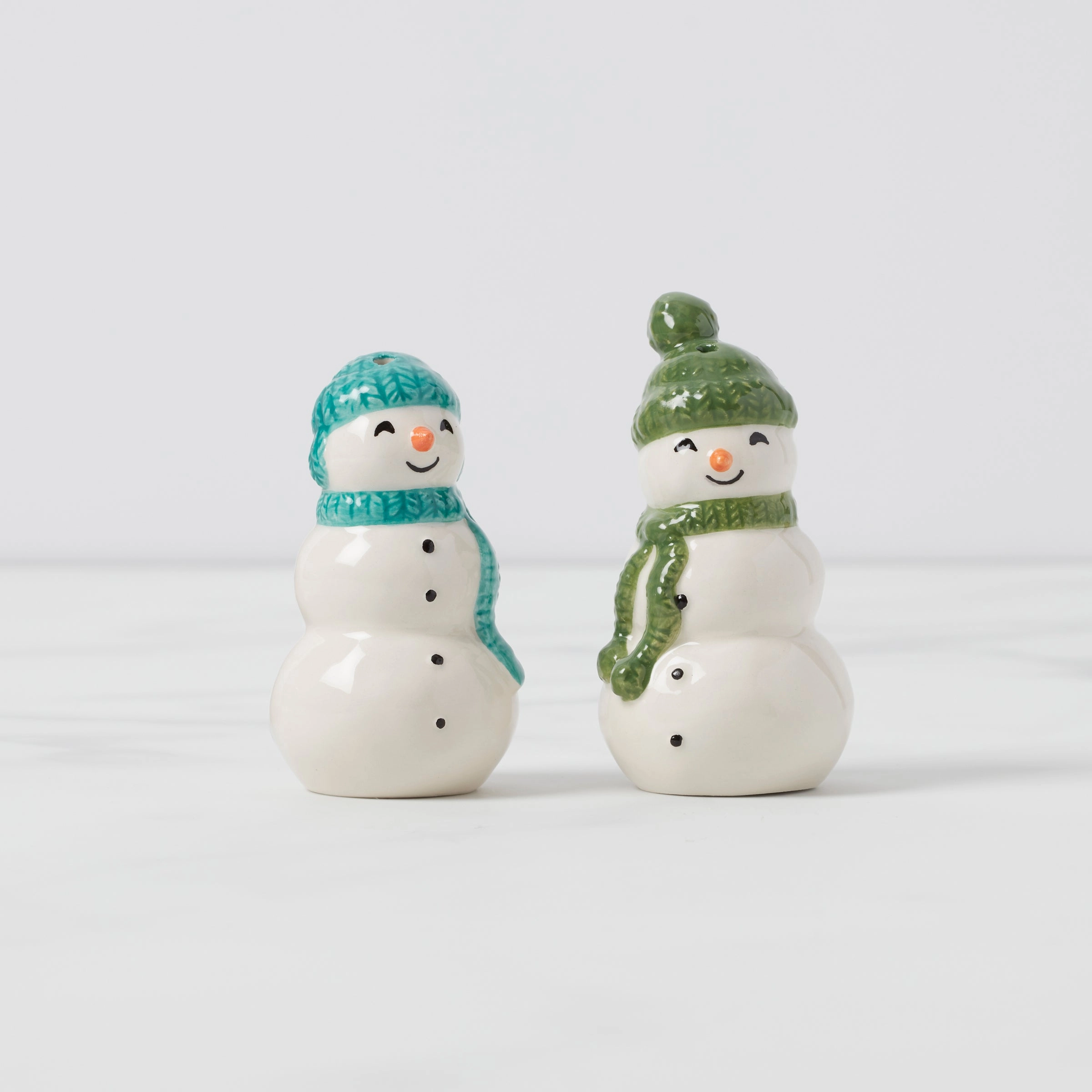 Balsam Lane Snowman Salt & Pepper Setafternoon tea dessert tray