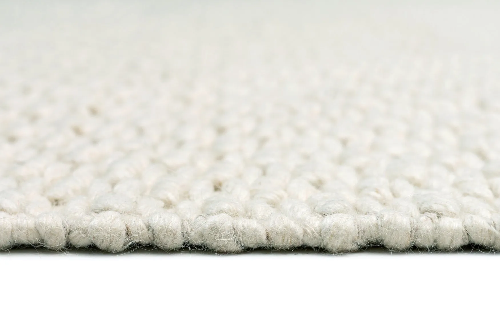 Bambi Ivory Chunky Wool Rug