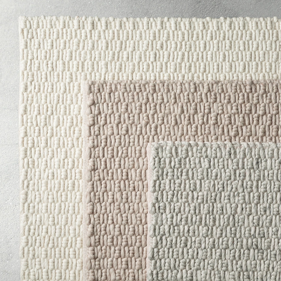 Bambi Ivory Chunky Wool Rug