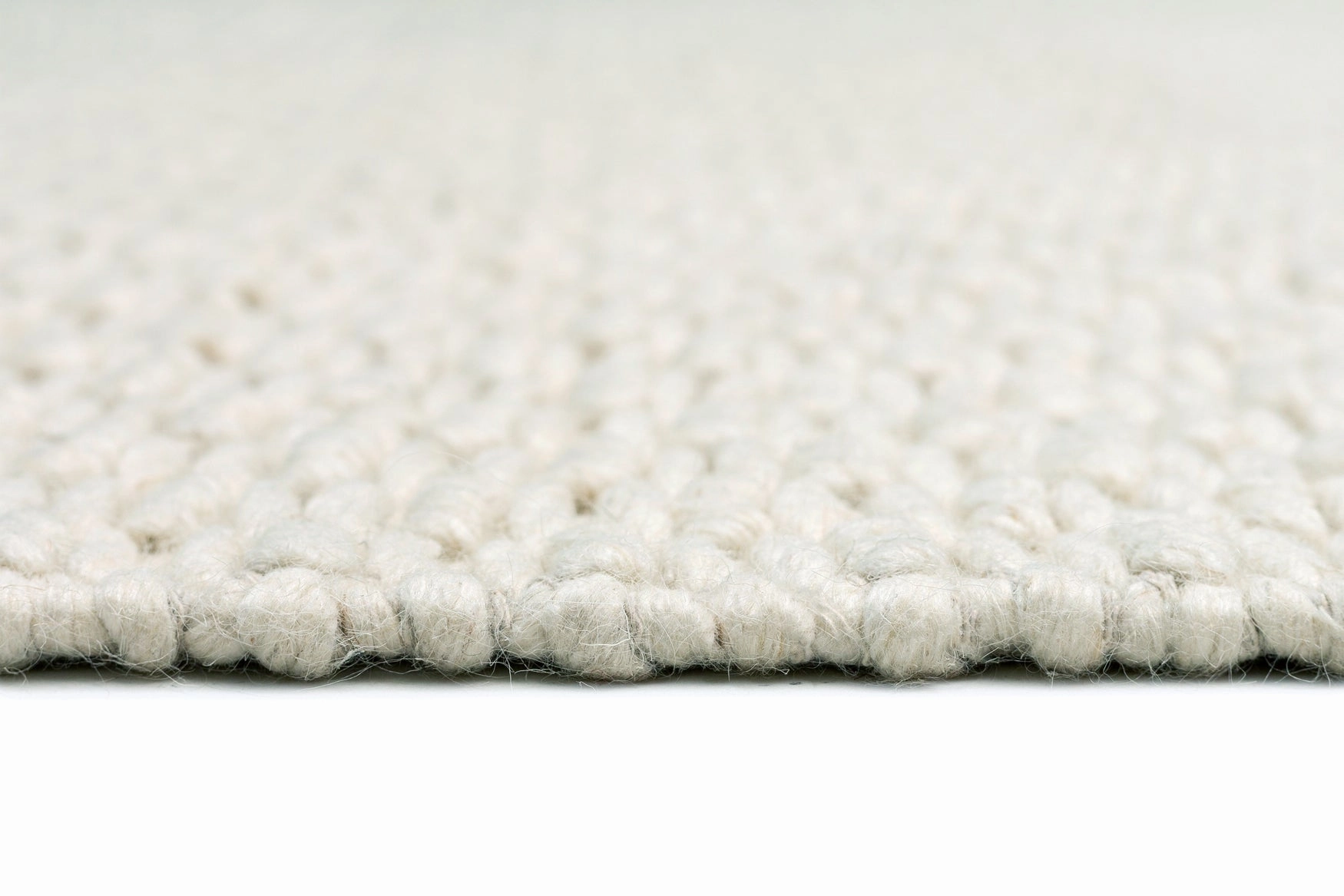 Bambi Ivory Chunky Wool Rug